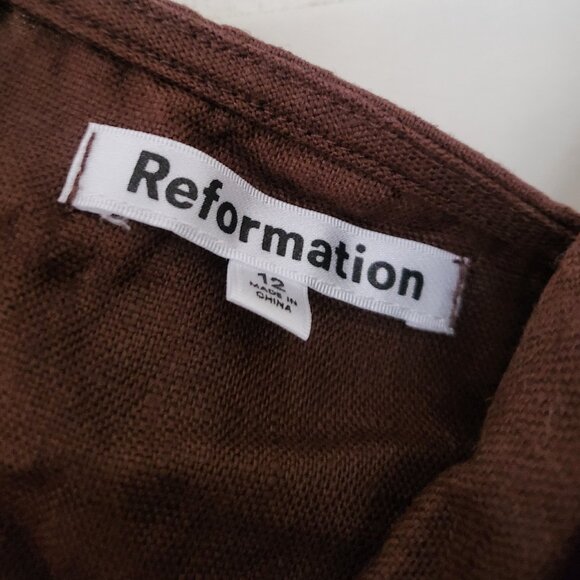 Reformation Sansa Linen Top - Picture 4 of 5